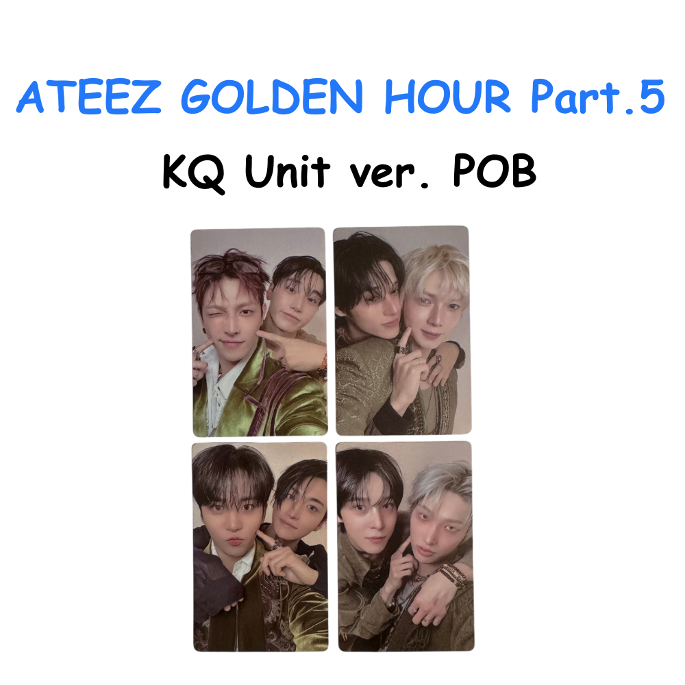 ATEEZ GOLDEN HOUR : Part.5 SOUNDWAVE Unit ver. POB PHOTOCARDS