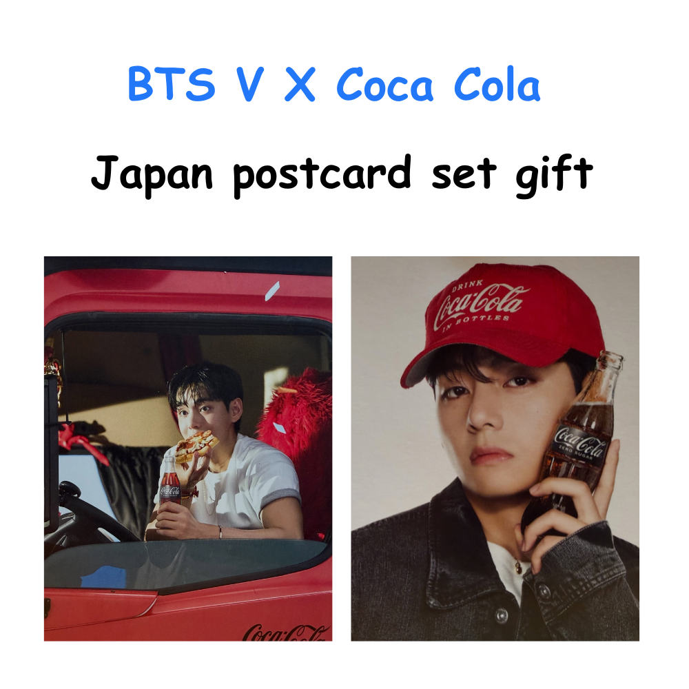 BTS V X COCA COLA JAPAN POSTCARD GIFT PREORDER
