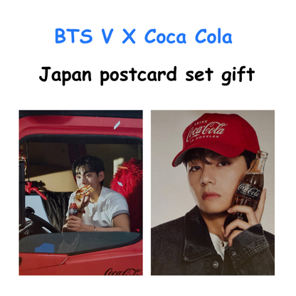 BTS V X COCA COLA JAPAN POSTCARD GIFT PREORDER