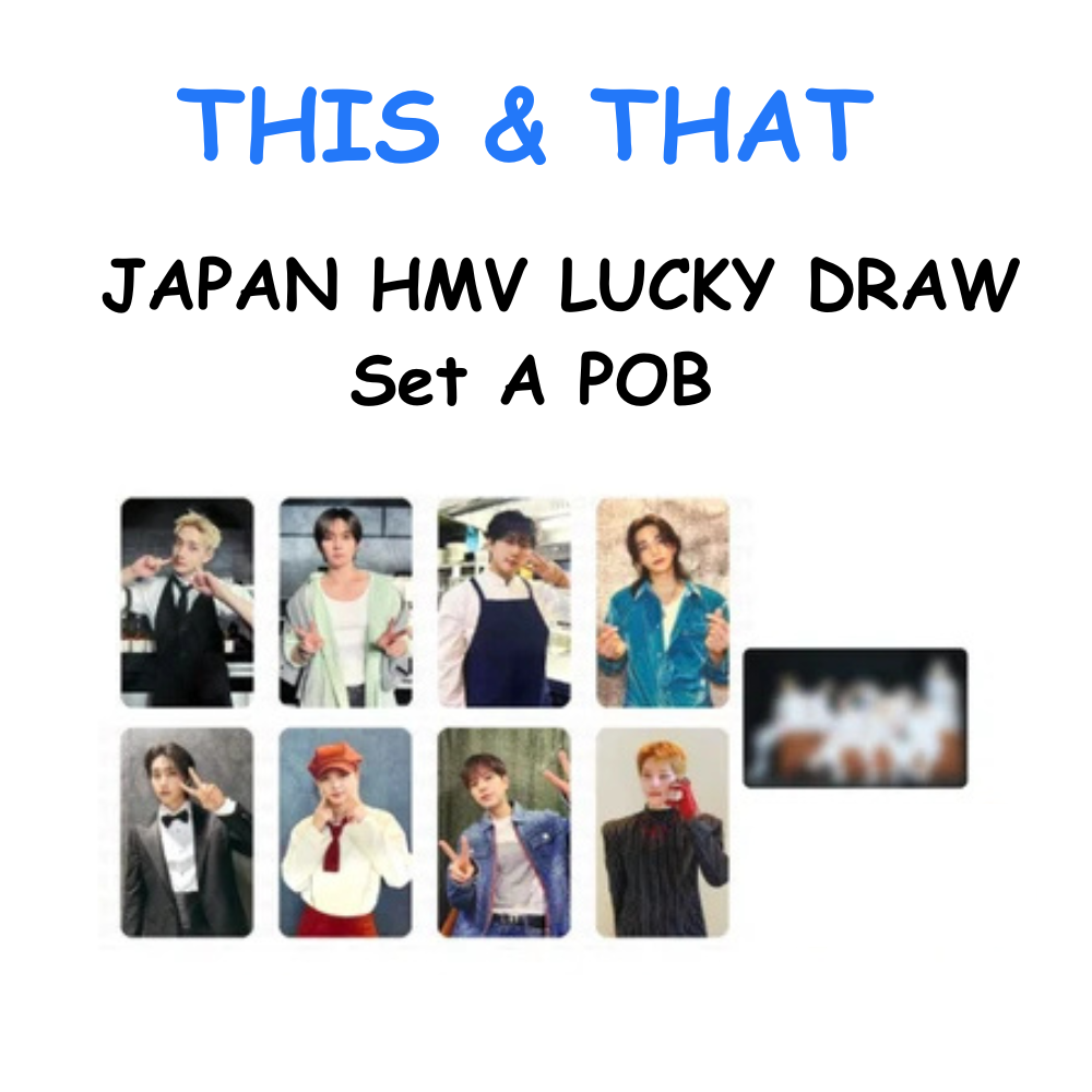 Stray Kids THIS & THAT HMV LUCKY DRAW SET A POB PREORDER
