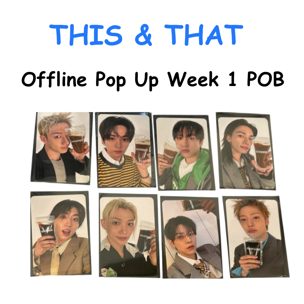 Stray Kids THIS & THAT Offline Pop Up Week 1 POB PREORDER