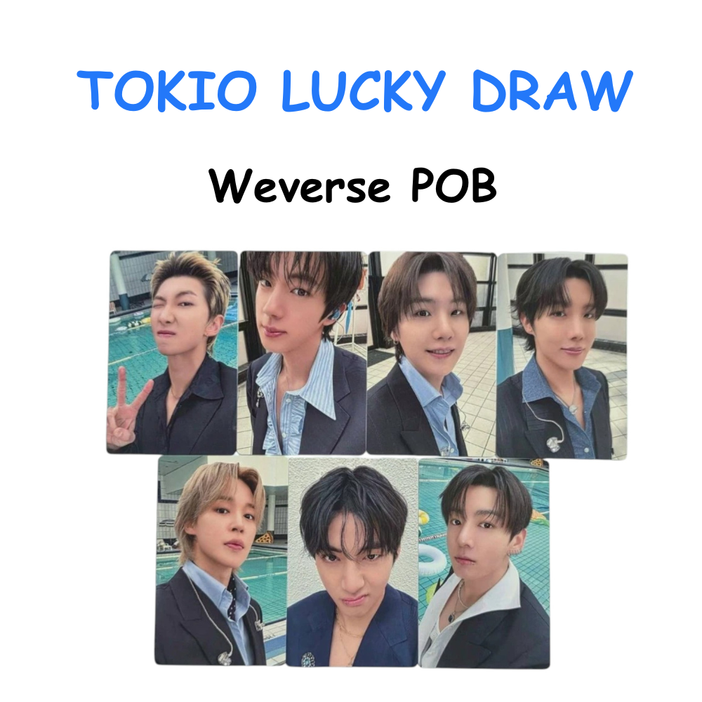 BTS ARIRANG JAPAN TOKIO WEVERSE LUCKY DRAW POB