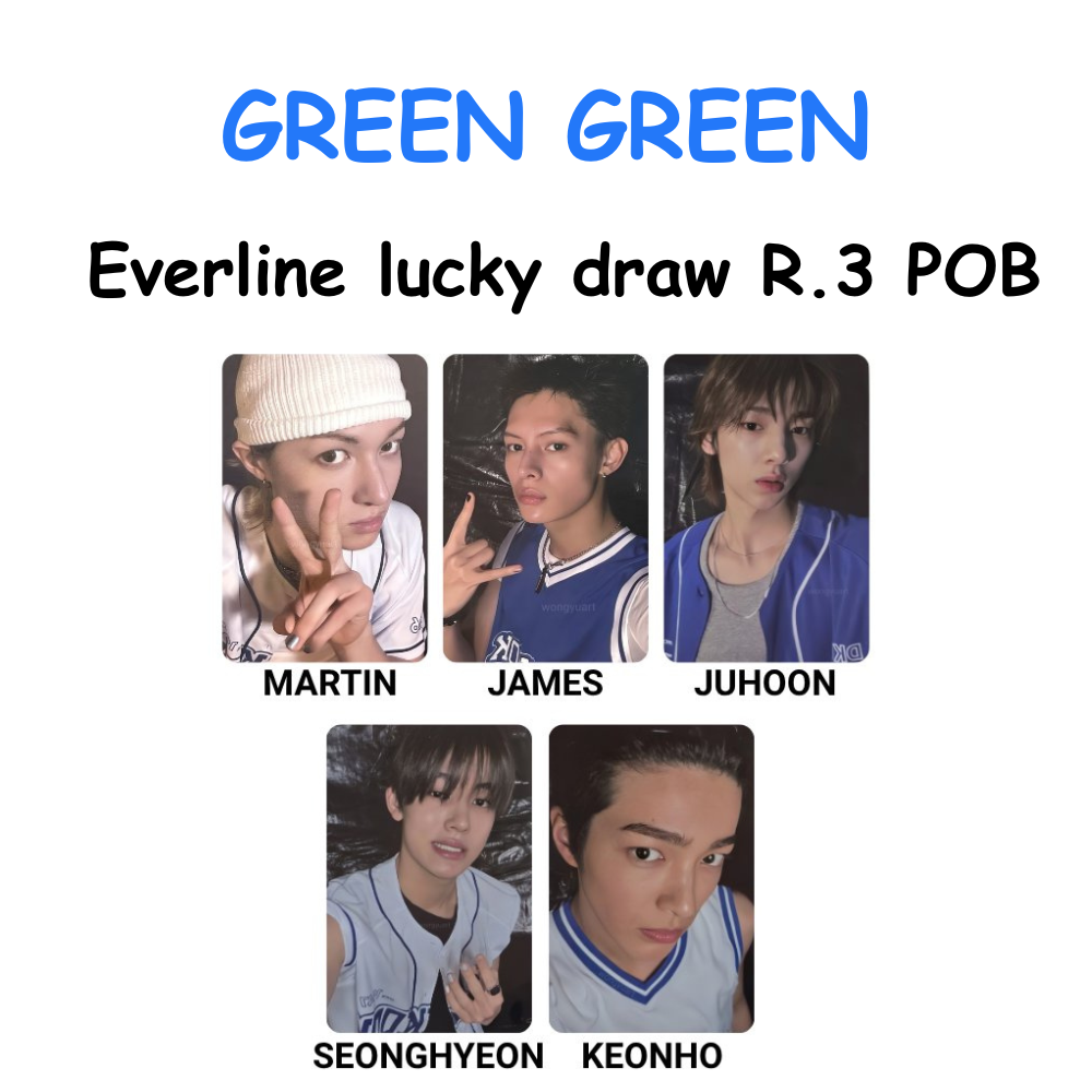 CORTIS – [GREENGREEN] EVERLINE LUCKY DRAW POB PREORDER