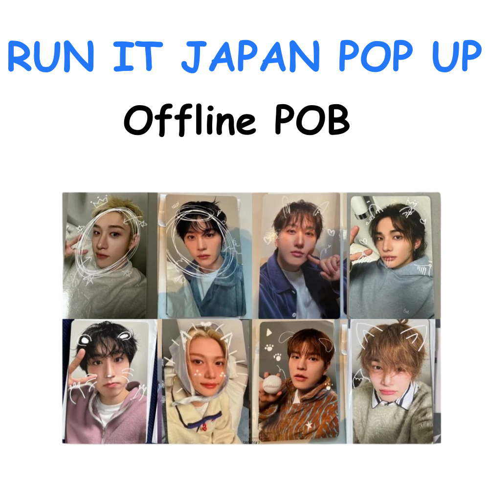 STRAY KIDS - RUN IT POP UP OFFLINE POB PHOTOCARDS PREORDER
