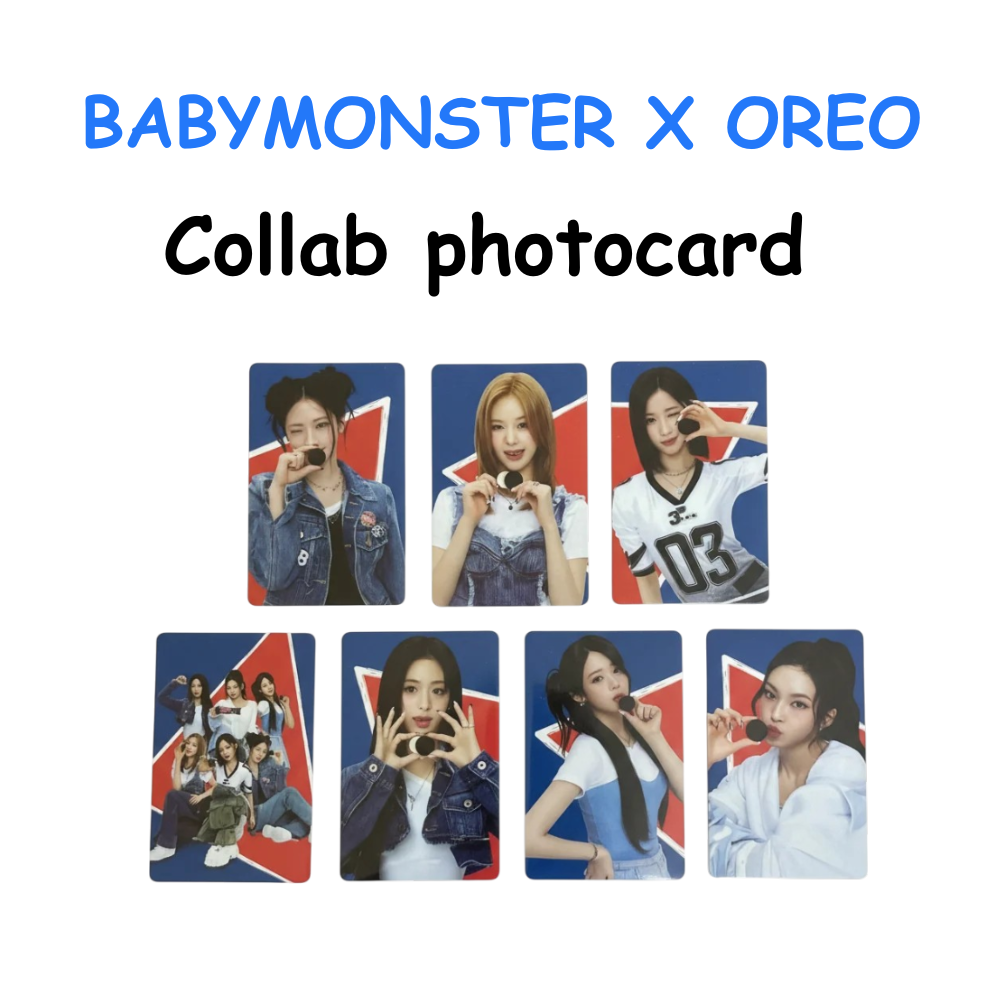 BABYMONSTER X OREO PHOTOCARDS