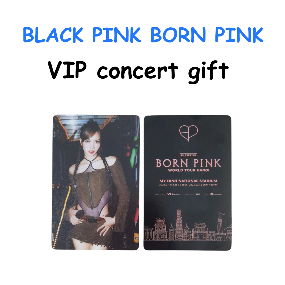 BLACKPINK BORN PINK HANOI CONCERT VIP OFFICIAL PHOTOCARD LISA