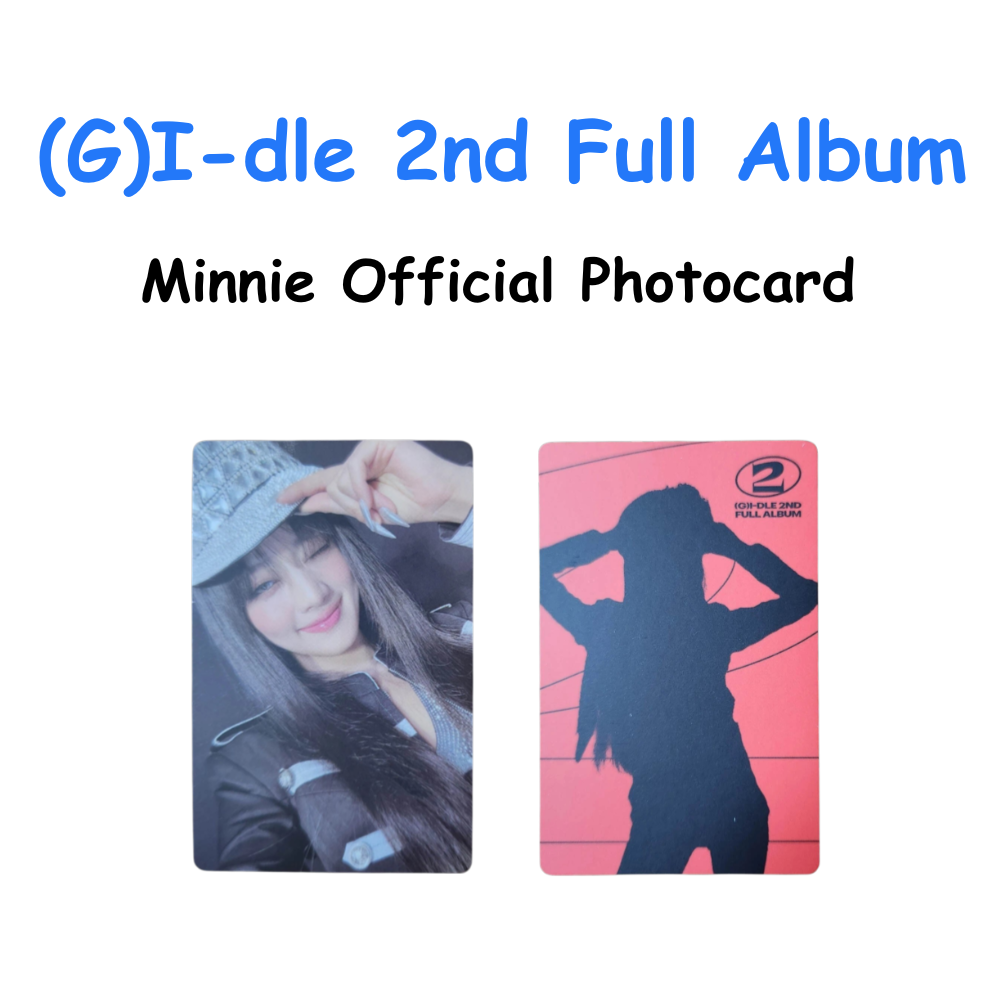 Minnie Official Photocard (G)I-dle 2nd Full Album 2