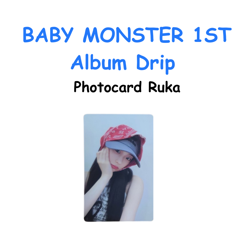 BABYMONSTER 1st Full Album Drip Bandana Ver. Photocard RUKA