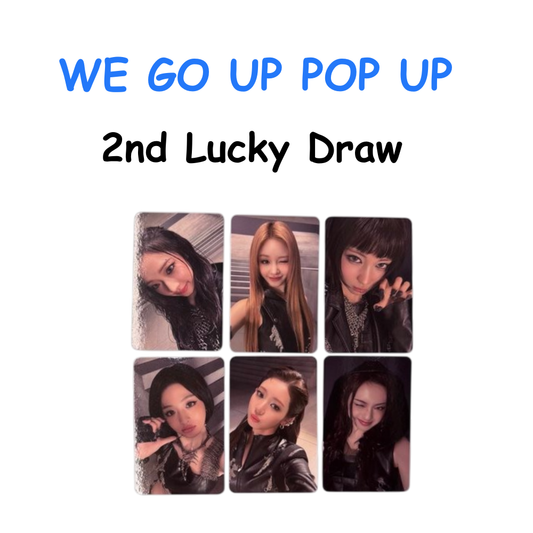 BABYMONSTER WE GO UP POP UP 2ND LUCKY DRAW PHOTOCARD
