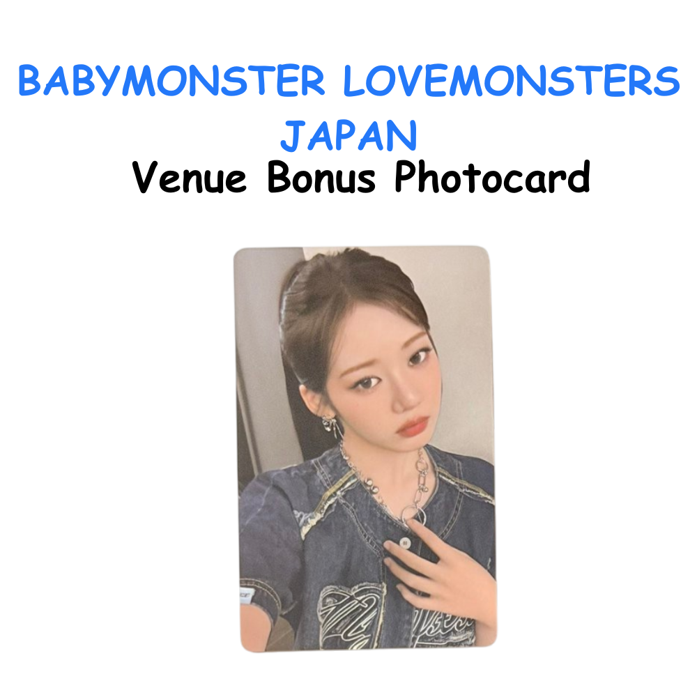 BABYMONSTER LOVEMONSTERS JAPAN VENUE BONUS Official Photocard RORA