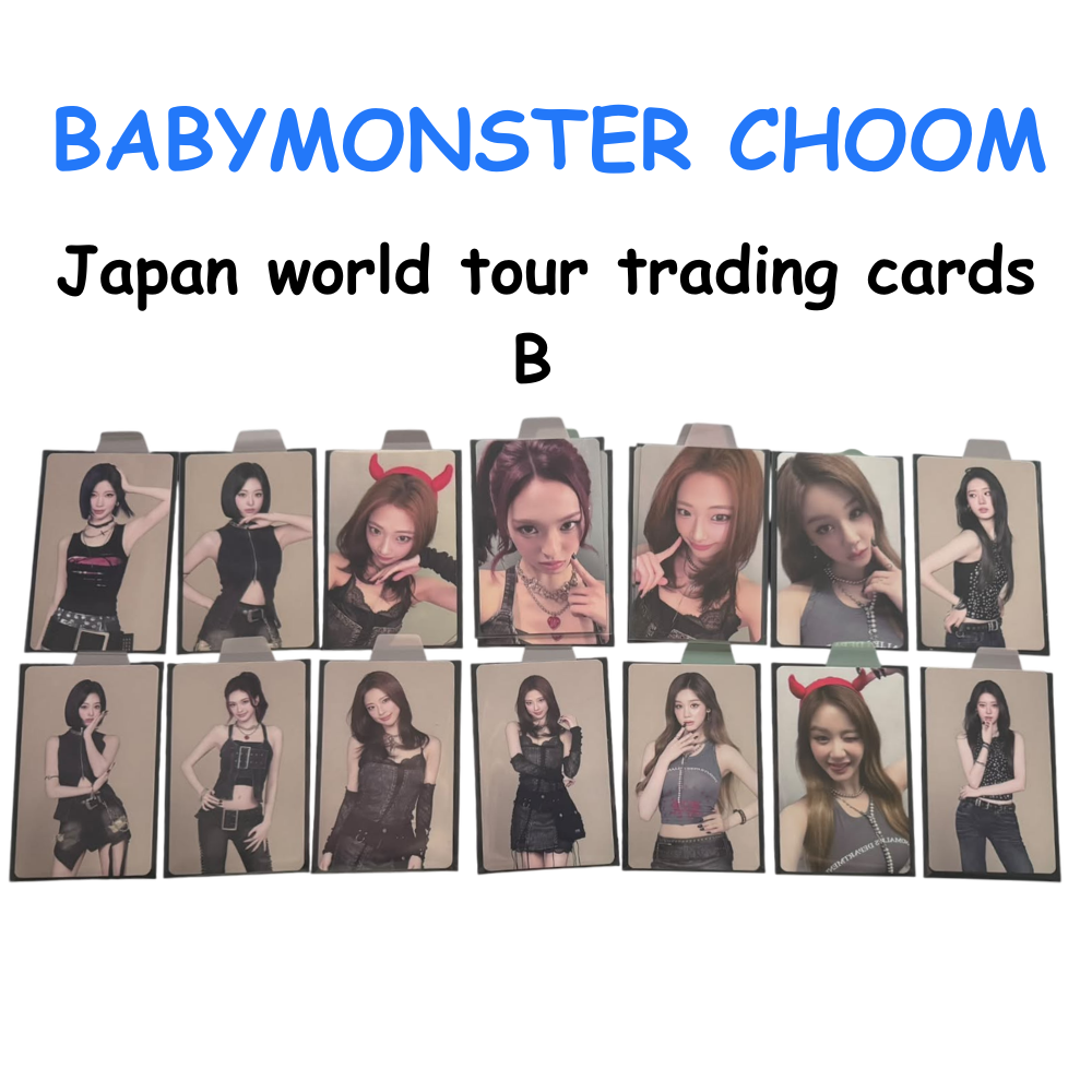 BABYMONSTER WORLD TOUR [CHOOM TOUR] IN JAPAN RANDOM TRADING CARD PACK B