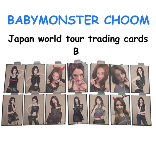 BABYMONSTER WORLD TOUR [CHOOM TOUR] IN JAPAN RANDOM TRADING CARD PACK B