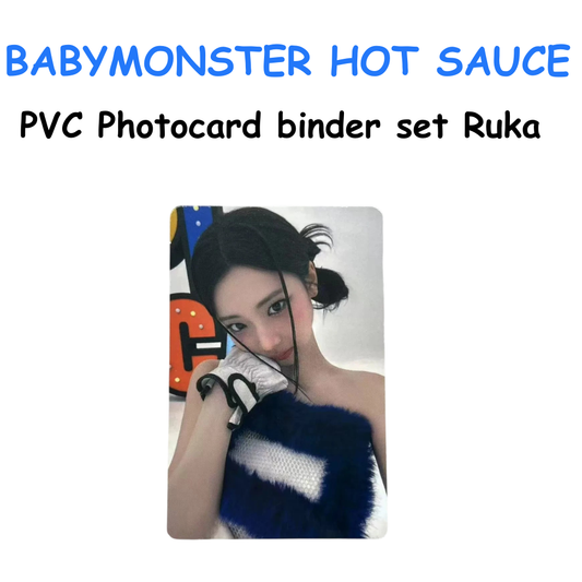 BABYMONSTER HOT SAUCE PVC HOLDER SET RUKA PHOTOCARD