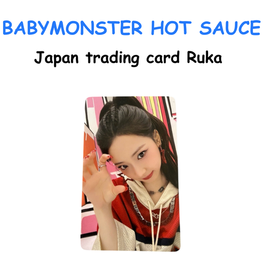 BABYMONSTER HOT SAUCE JAPAN TRADING CARD RUKA