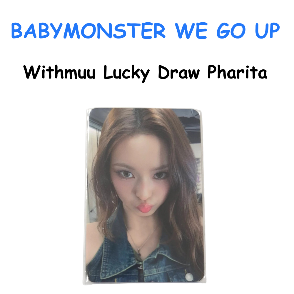 BABYMONSTER WE GO UP Withmuu Lucky Draw Event Photocard