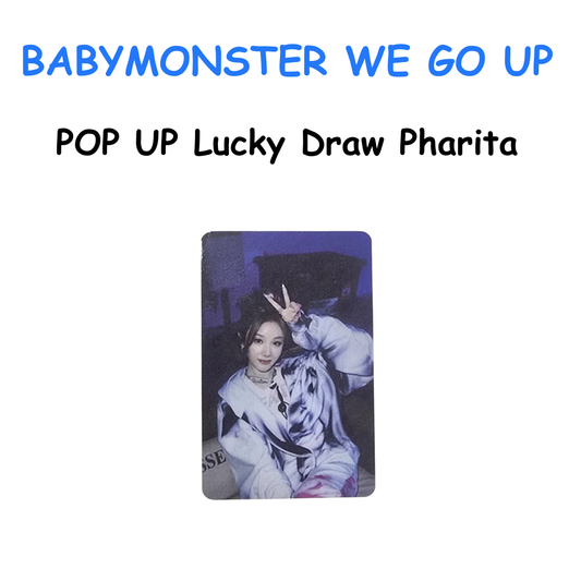 BABYMONSTER WE GO UP POP UP Lucky Draw Event Photocard