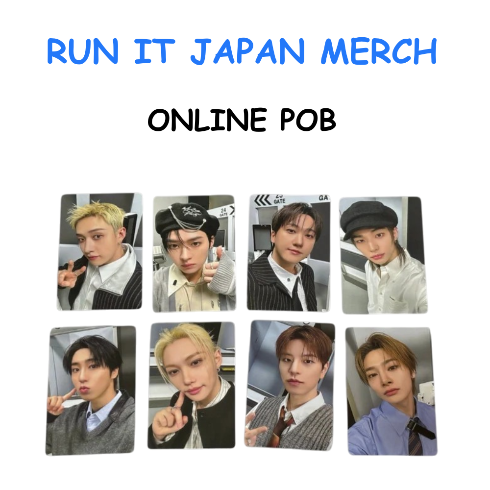 STRAY KIDS JAPAN RUN IT ONLINE PHOTOCARDS POB PREORDER
