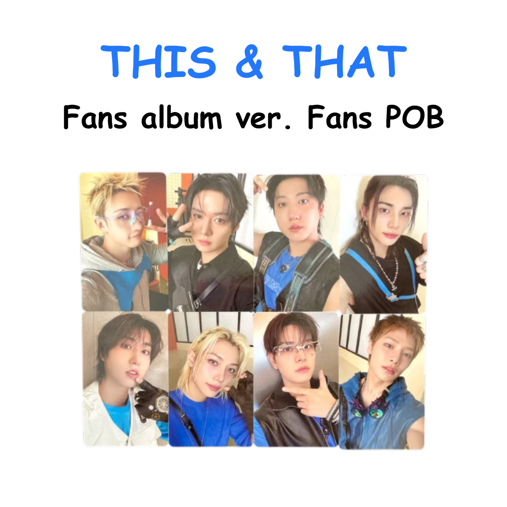 STRAY KIDS THIS & THAT Fans album ver. Fans POB