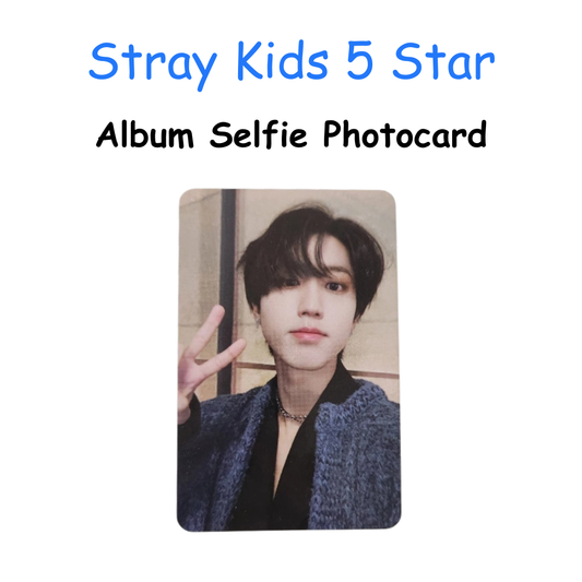 STRAY KIDS – ★★★★★ (5-STAR) HAN  Official Album Selfie Photocard