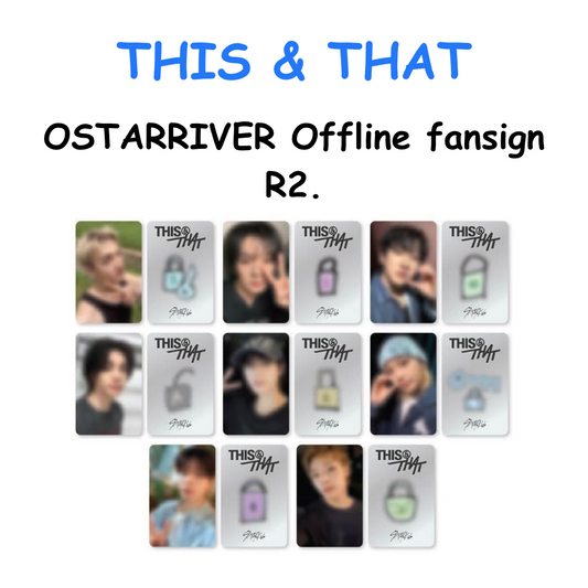 Stray Kids THIS & THAT STARRIVER Offline fansign R2. PREORDER