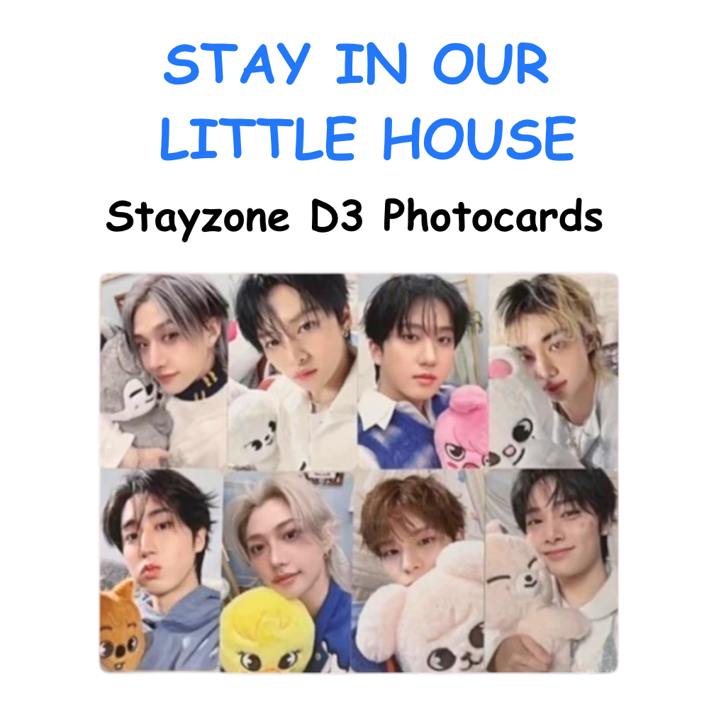 Stray Kids 6TH FANMEETING - 'STAY in Our Little House' - STAYZONE D3 Photocards