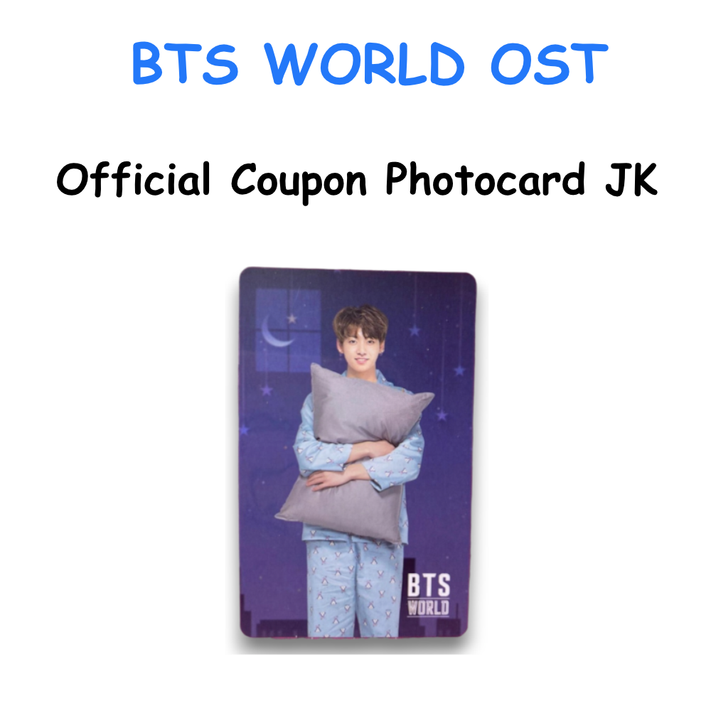 BTS WORLD OST Official Coupon Photocard JUNGKOOK