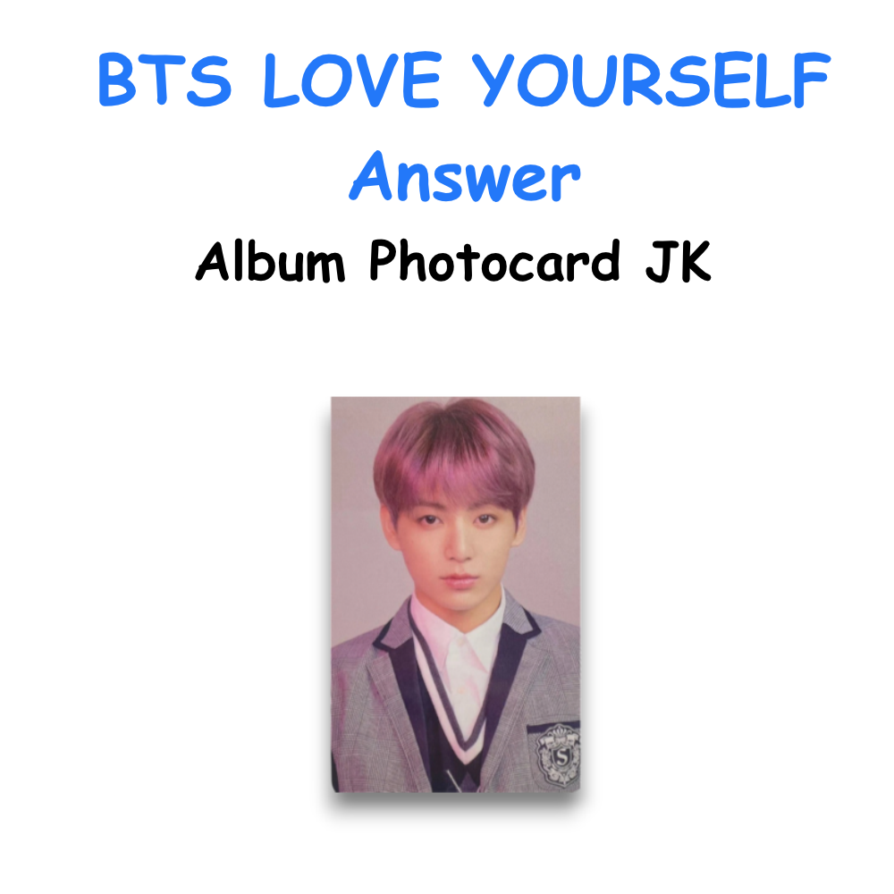 BTS BTS LOVE YOURSELF Answer JUNGKOOK Album Photocard