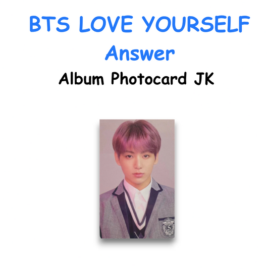 BTS BTS LOVE YOURSELF Answer JUNGKOOK Album Photocard