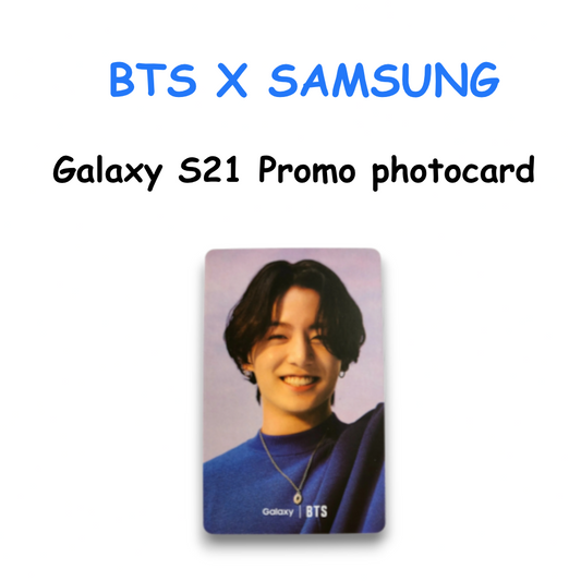 BTS X Samsung Galaxy S21 Promo Photocard