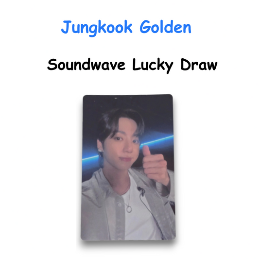 BTS Jungkook Golden Soundwave Lucky Draw