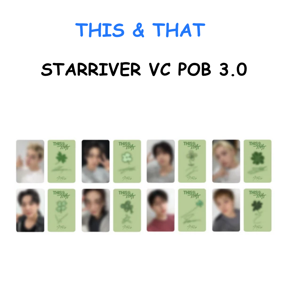 Stray Kids THIS & THAT STARRIVER  STARRIVER VC POB 3.0 POB PREORDER