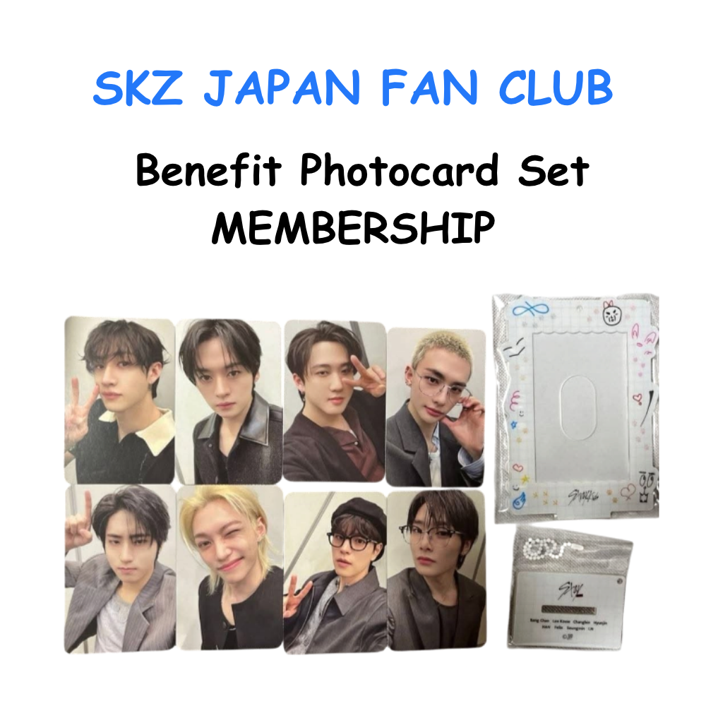 Stray Kids JAPAN FAN CLUB  Benefit Photocard Set MEMBERSHIP PREORDER