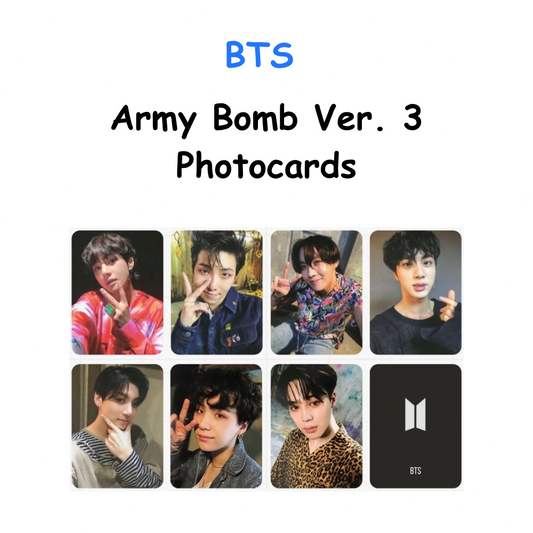 BTS ARMY BOMB VER. 3  PHOTOCARDS