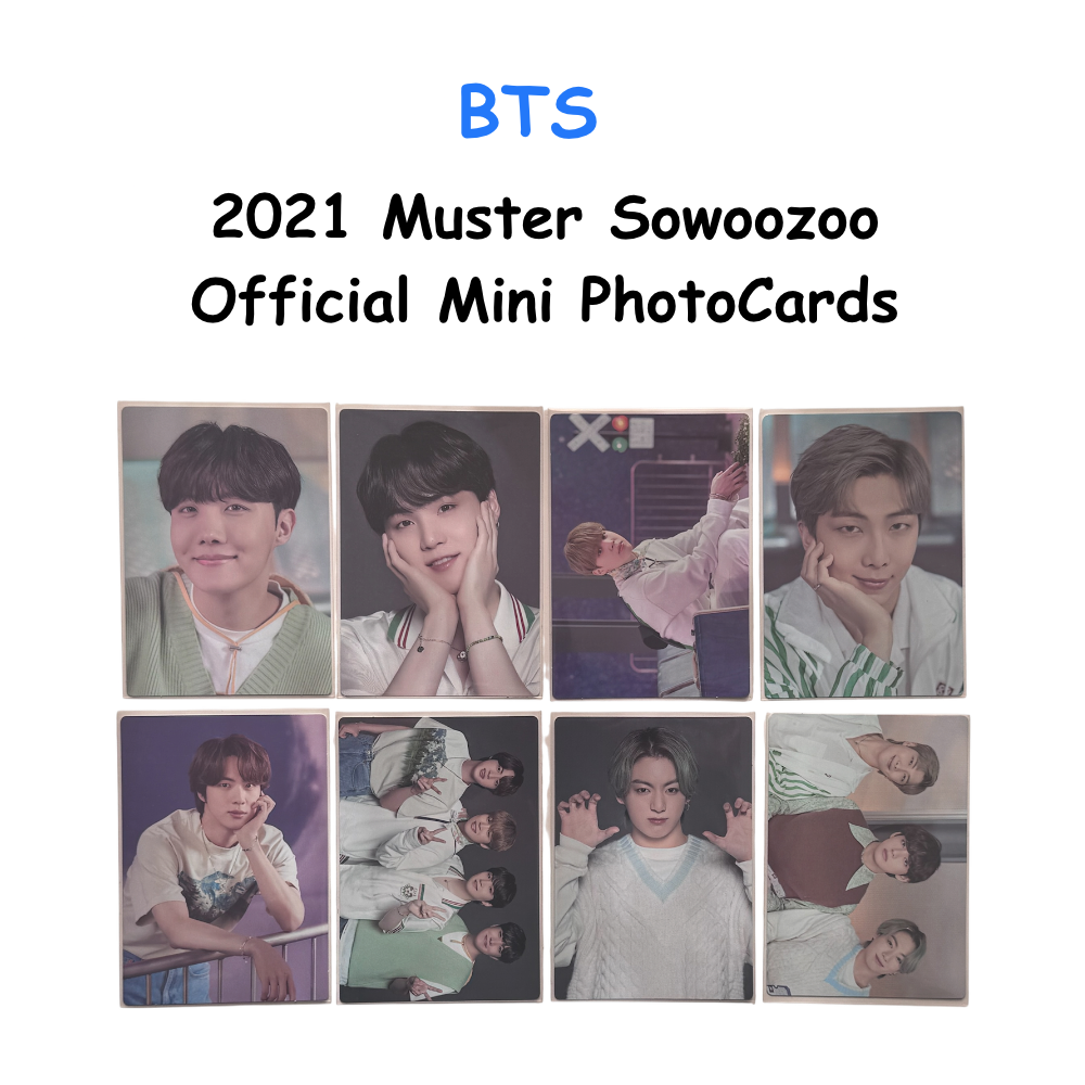 BTS 2021 Muster Sowoozoo Official Mini PhotoCards