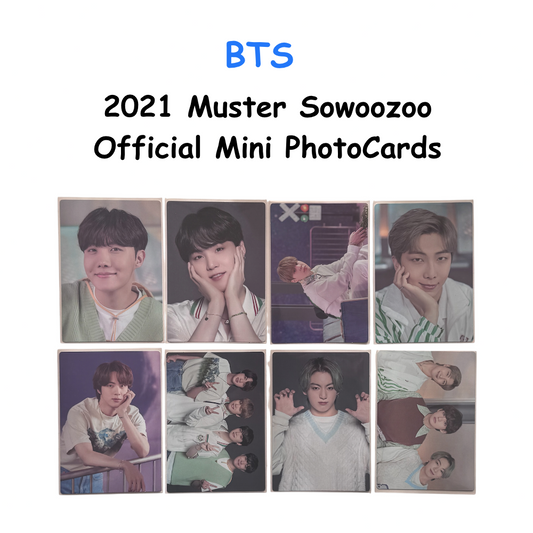 BTS 2021 Muster Sowoozoo Official Mini PhotoCards