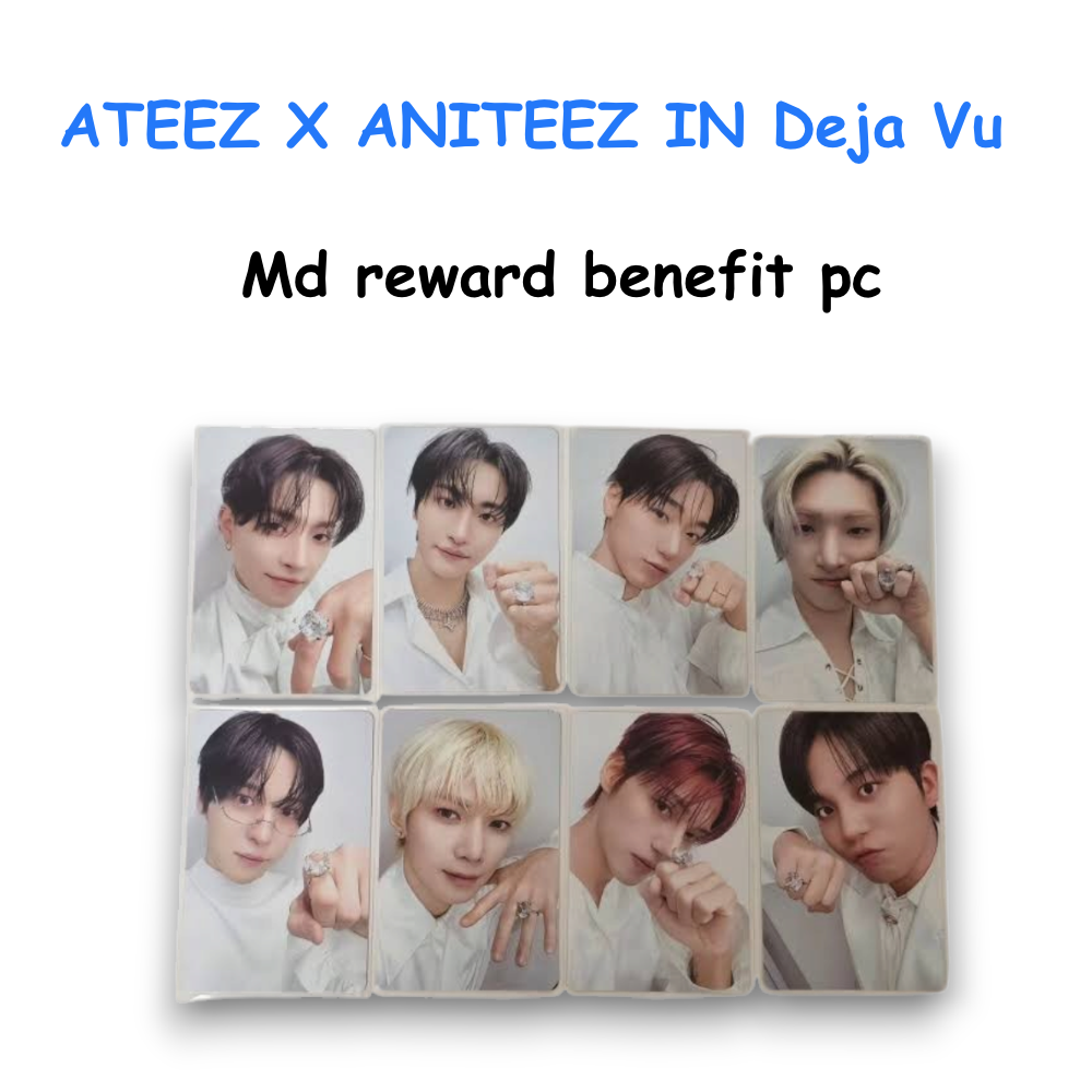 ATEEZ POP-UP STORE ANITEEZ IN Deja Vu Md reward benefit pc