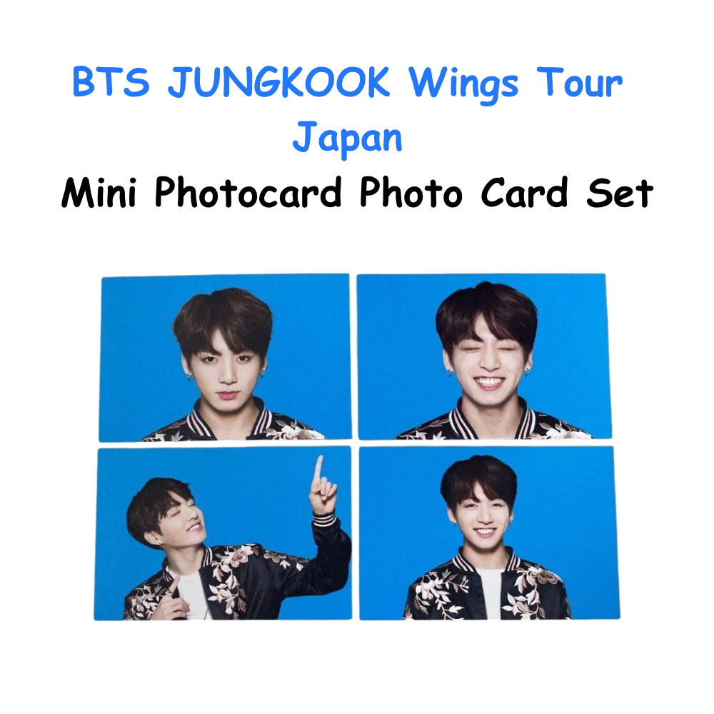 BTS JUNGKOOK Wings Tour Japan Mini Photocard Photo Card Set
