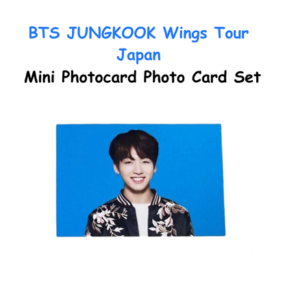 BTS JUNGKOOK Wings Tour Japan Mini Photocard Photo Card Set