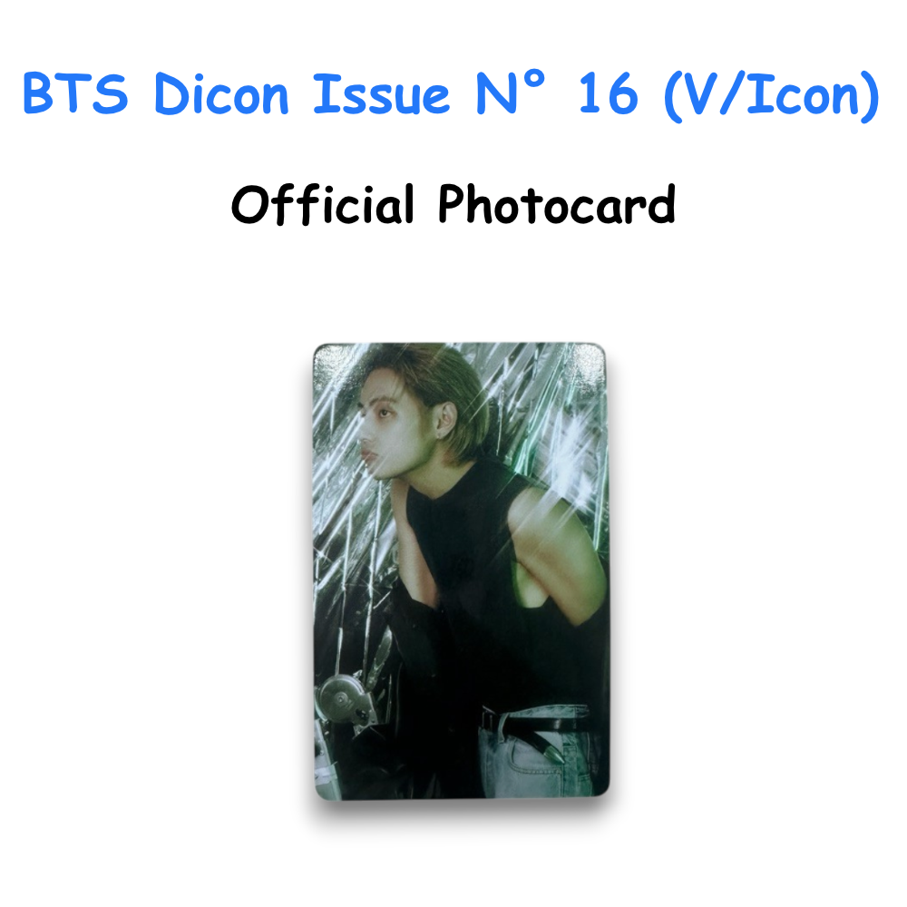 BTS Dicon Issue N° 16 (V/Icon) Official Photocard