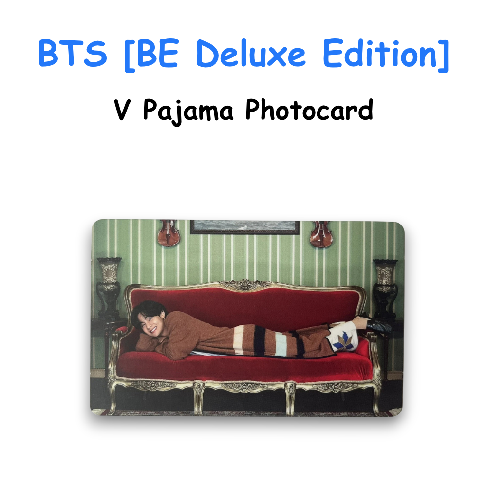 BTS [BE Deluxe Edition] V Pajama Photocard