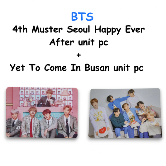 BTS 2x Official Unit photocards