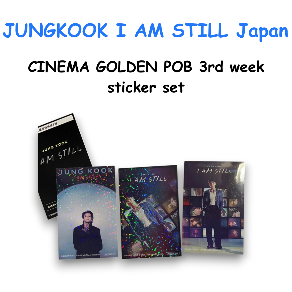 BTS JUNGKOOK I AM STILL Japan photocard CINEMA GOLDEN POB movie final