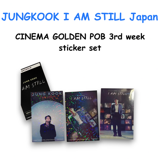 BTS JUNGKOOK I AM STILL Japan photocard CINEMA GOLDEN POB movie final