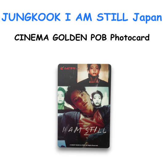 BTS JUNGKOOK I AM STILL Japan photocard CINEMA GOLDEN POB movie final