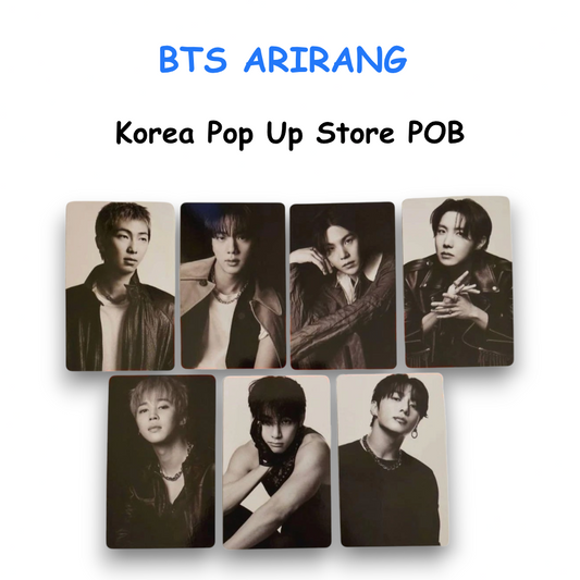 BTS ARIRANG Korea Pop Up Store POB set