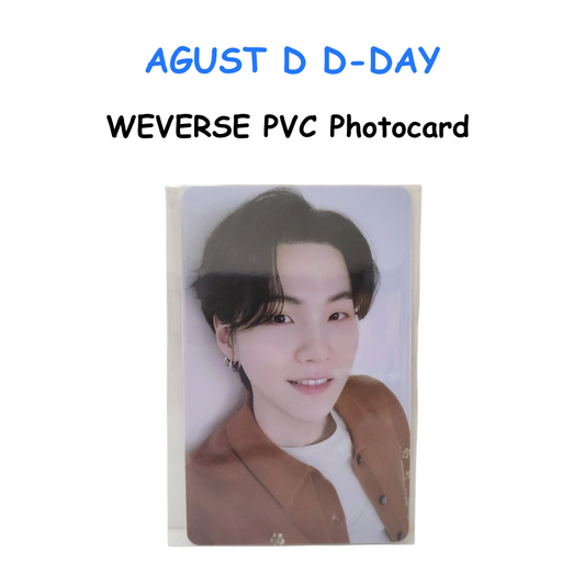 BTS AGUST D D-DAY WEVERSE PVC Photocard