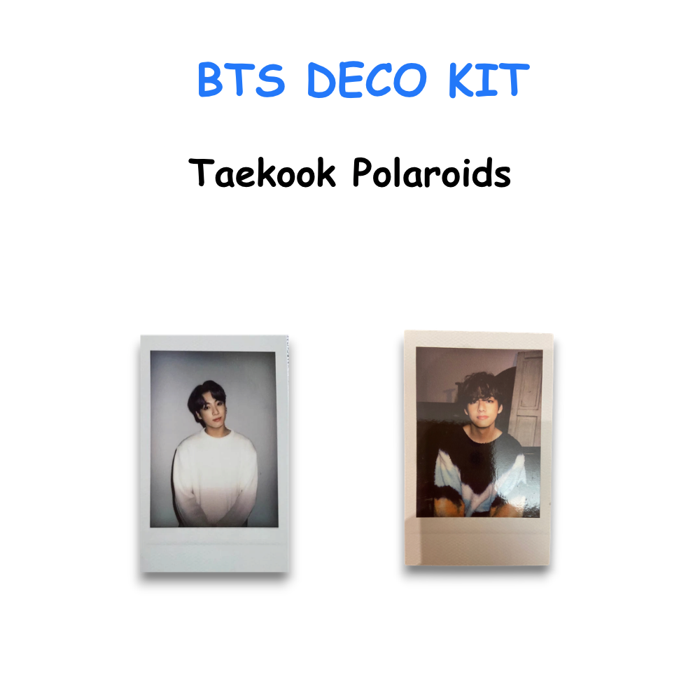 BTS DECO KIT Taekook Polaroids
