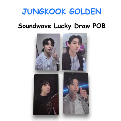 JUNGKOOK GOLDEN Soundwave Lucky Draw POB