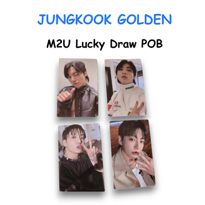 JUNGKOOK GOLDEN M2U Lucky Draw POB
