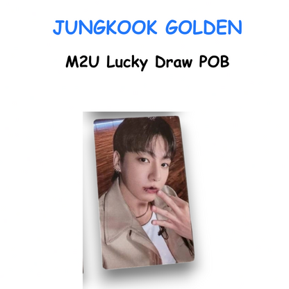 JUNGKOOK GOLDEN M2U Lucky Draw POB